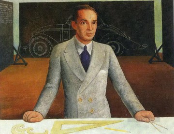 edsel b ford 1932 Diego Rivera Pinturas al óleo